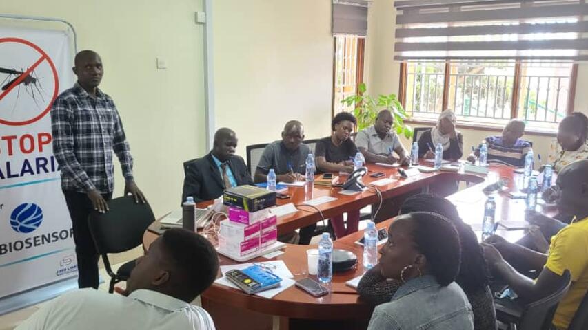 Training of participants for pilot field evaluation of SD Biosensor Standard Q Malaria Rapid Diagnostic test kits spearheaded by National Malaria Control Program - Ministry of Health in partnership with Josu Links Ltd with support from SD Biosensor, South Korea.
